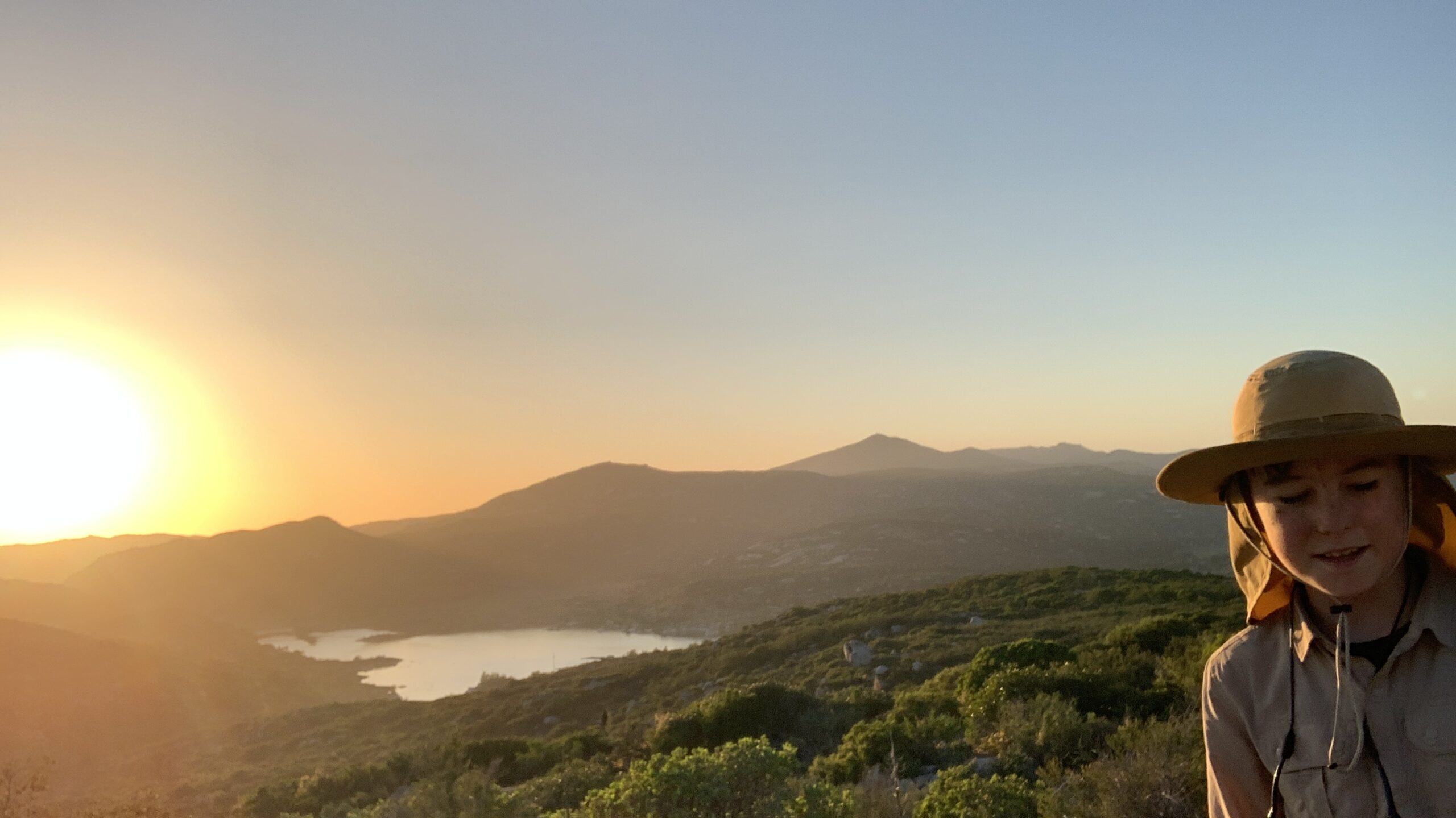 Featured image for “First Sunset, Lake Morena”